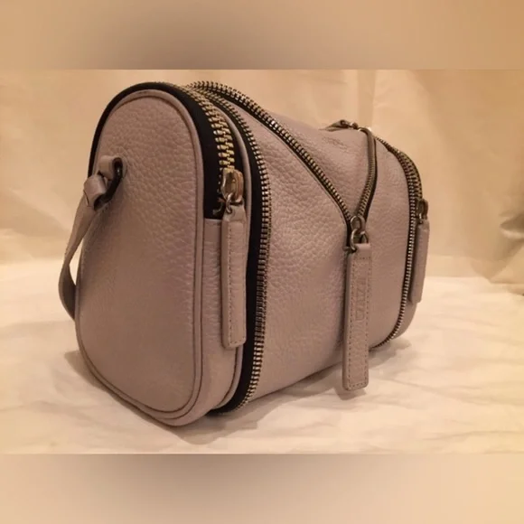 Lavender Leather KARA Double Date Bag - Picture 3 of 8